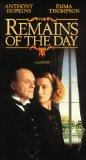 Remains of the Day [VHS]